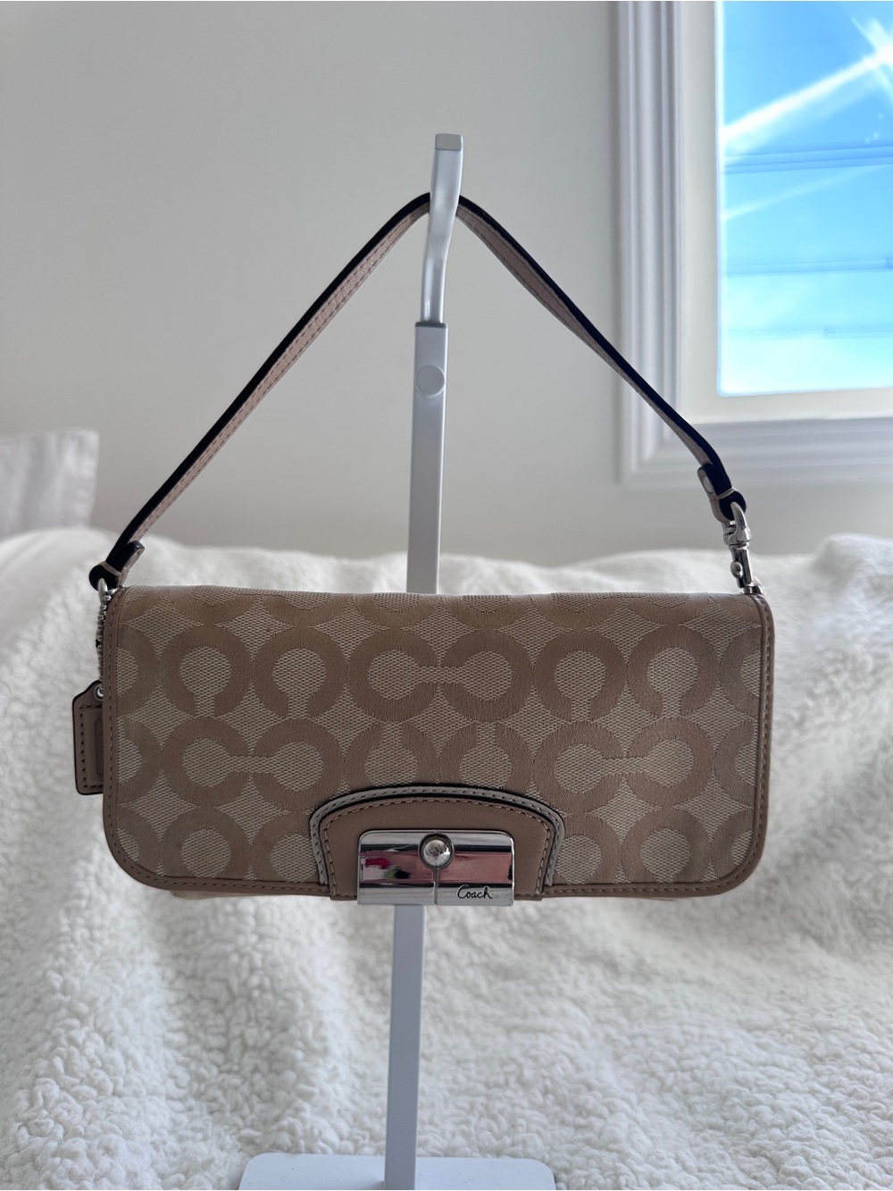 Coach Kristin Op Art Mini Bag / Wristlet